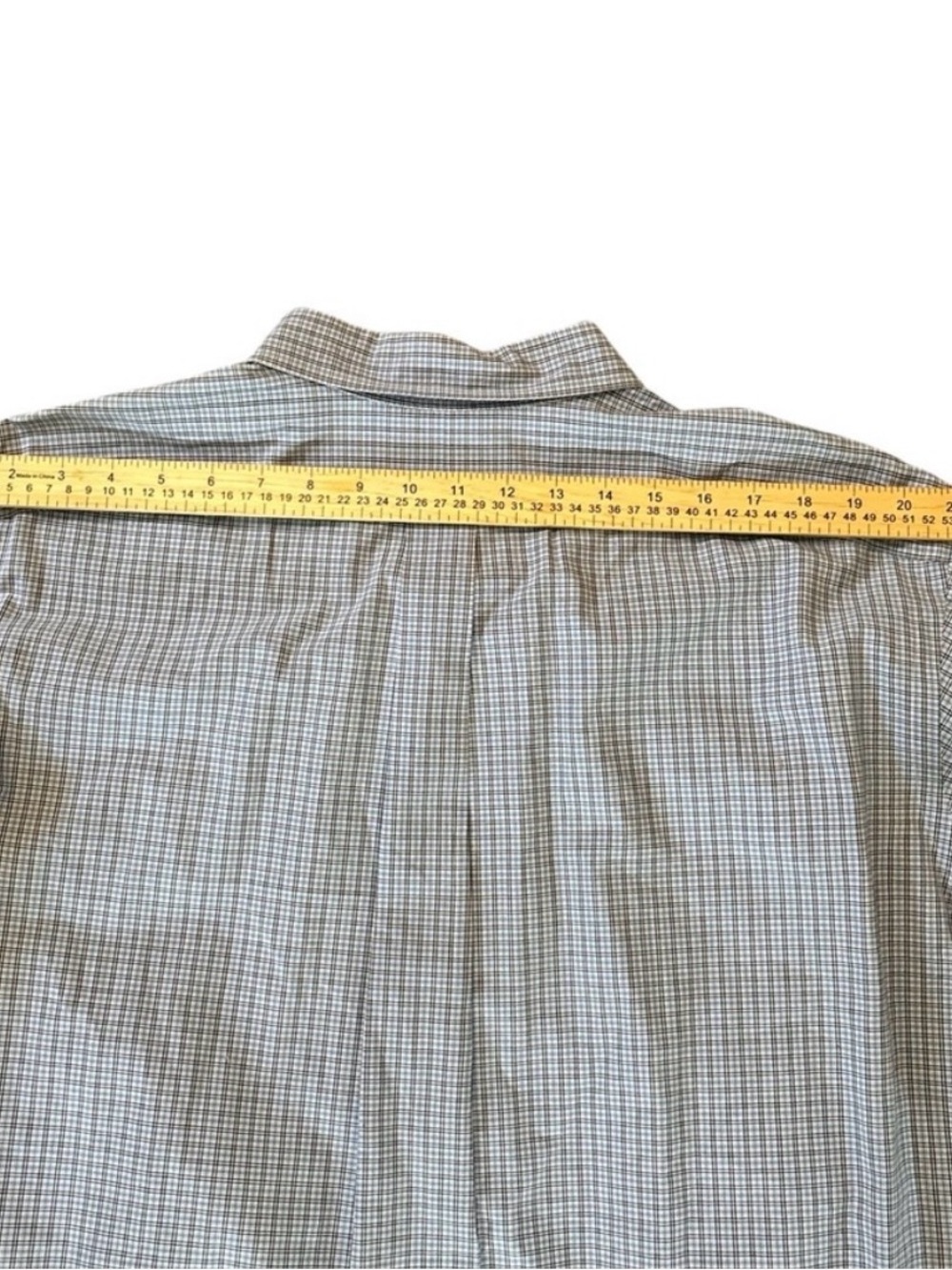 Ralph Lauren Blue & Black Plaid Polo Classic Fit Button Down Shirt XXL - Picture 6 of 7